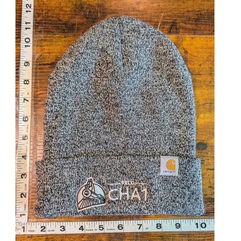 Carhartt Amazon CHA2 Charleston Chattanooga TN Train Logo Gray Beanie Hat Cold